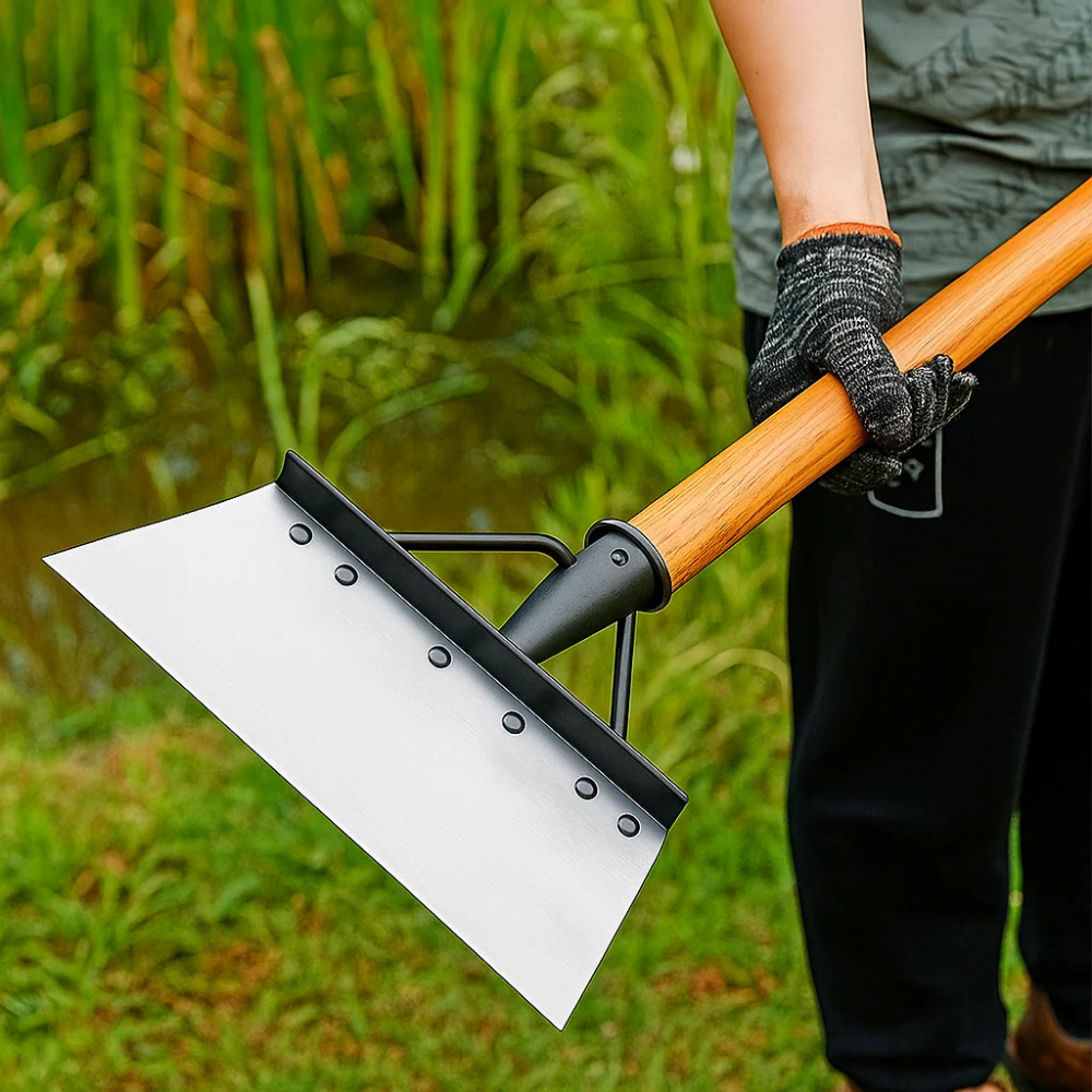 Racleta de Acero Inoxidable – Deshierbe Fácil y Limpieza Exterior Eficaz