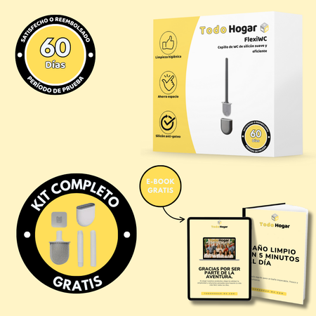 FlexiWC – Cepillo para inodoro de silicón suave y eficiente
