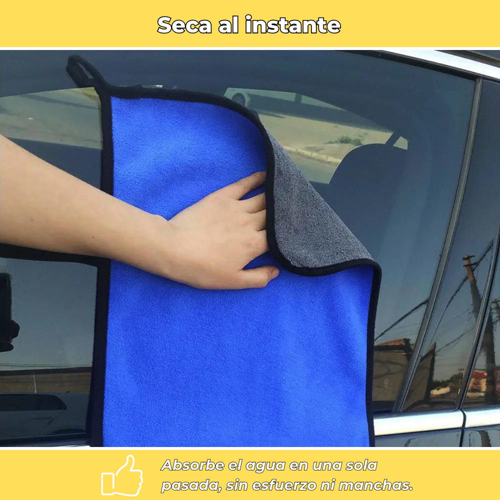 Paño de microfibra ultraabsorbente para coche