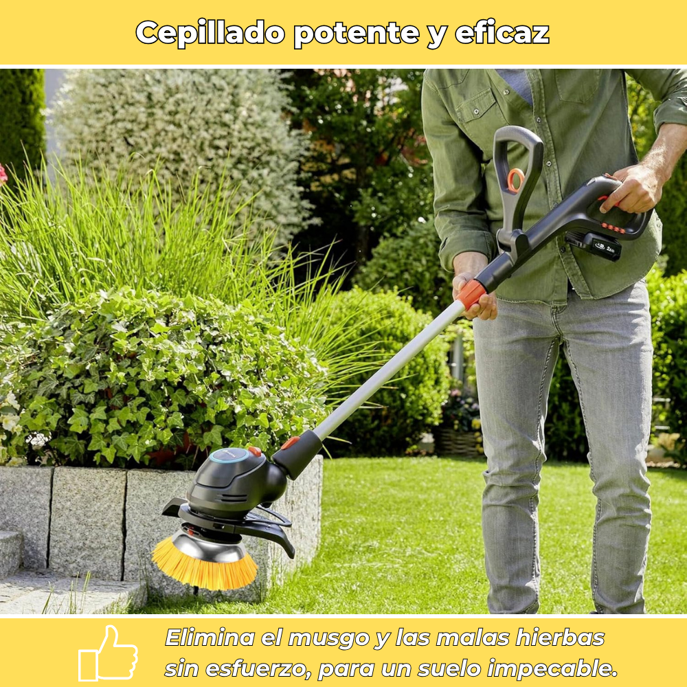 G80 PRO Cepillo Desbrozadora de Nylon – Ideal para un Acabado Impecable y Mantenimiento Preciso