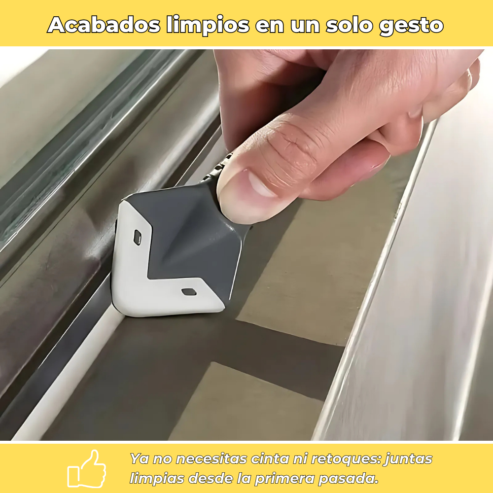 ProSello – Herramienta 9 en 1 para juntas, silicón y acabados perfectos