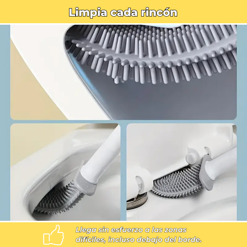 FlexiWC – Cepillo para inodoro de silicón suave y eficiente