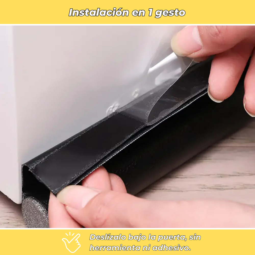 Banda aislante contra el frío para la parte inferior de la puerta