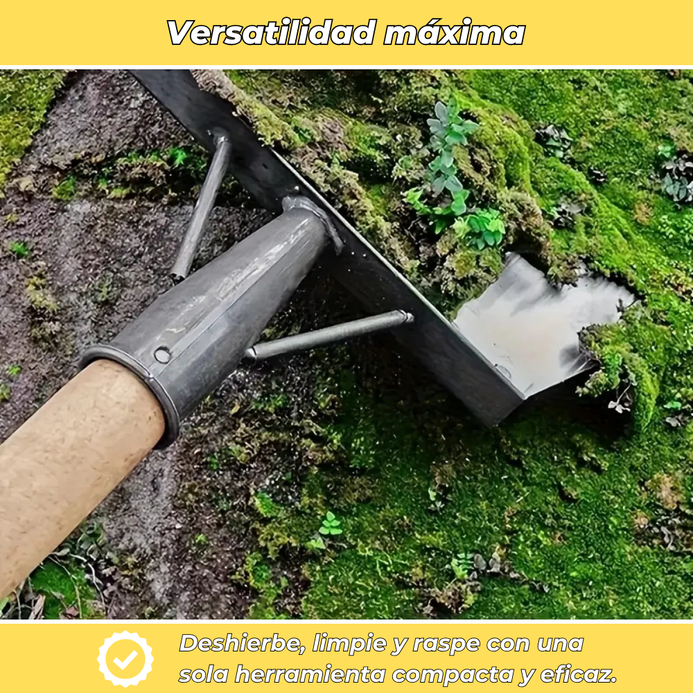 Racleta de Acero Inoxidable – Deshierbe Fácil y Limpieza Exterior Eficaz