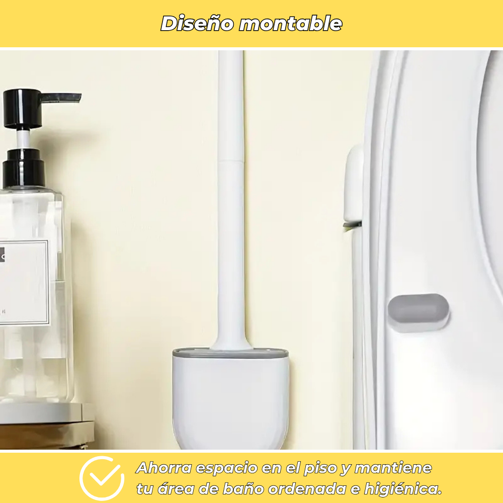 FlexiWC – Cepillo para inodoro de silicón suave y eficiente