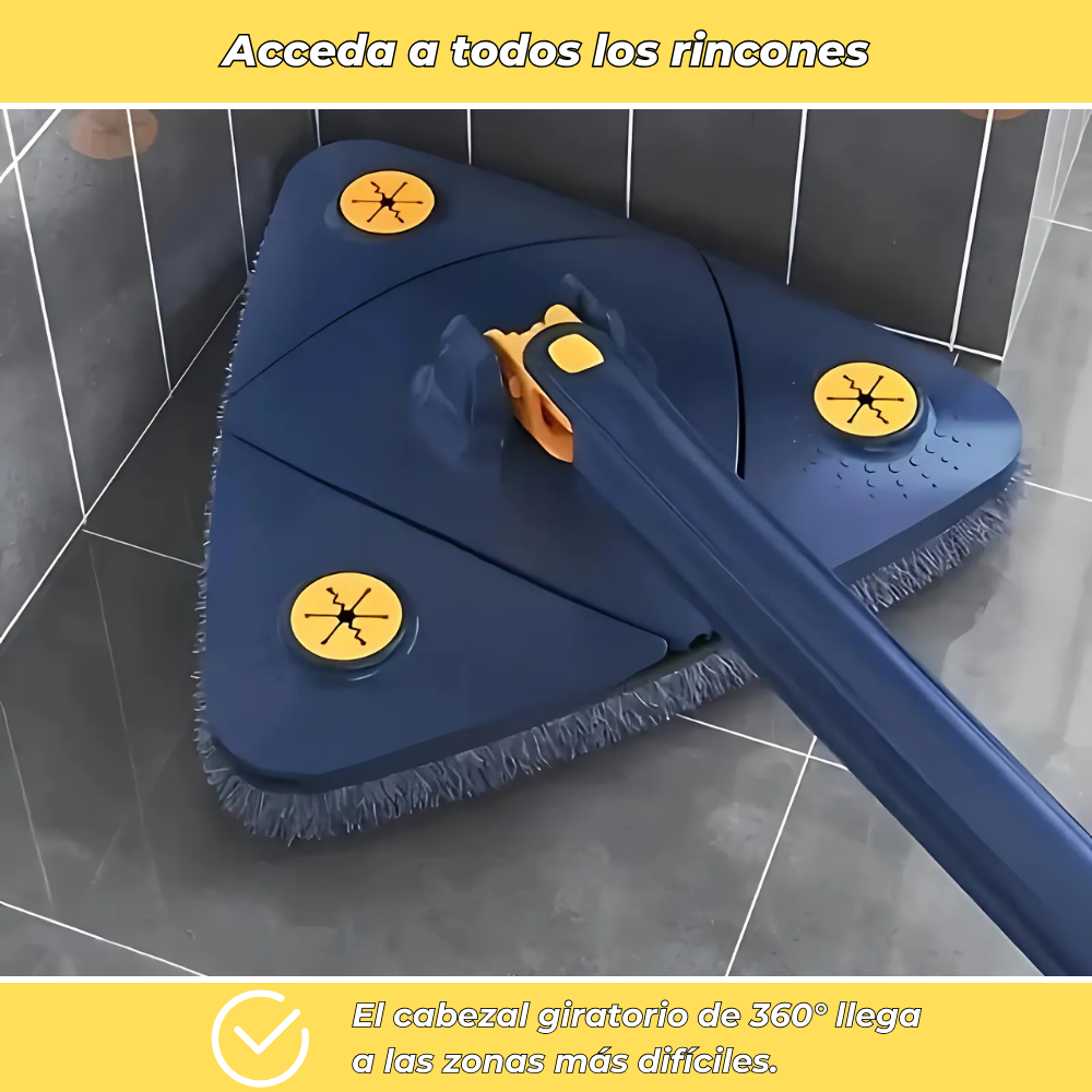 FlexiClean – Trapeador rotatorio 360° con escurrido manos libres