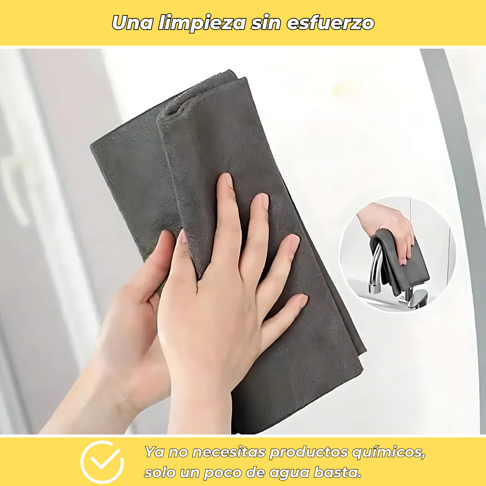MagicClean - Trapo de nanofibra ultraabsorbente antisarro