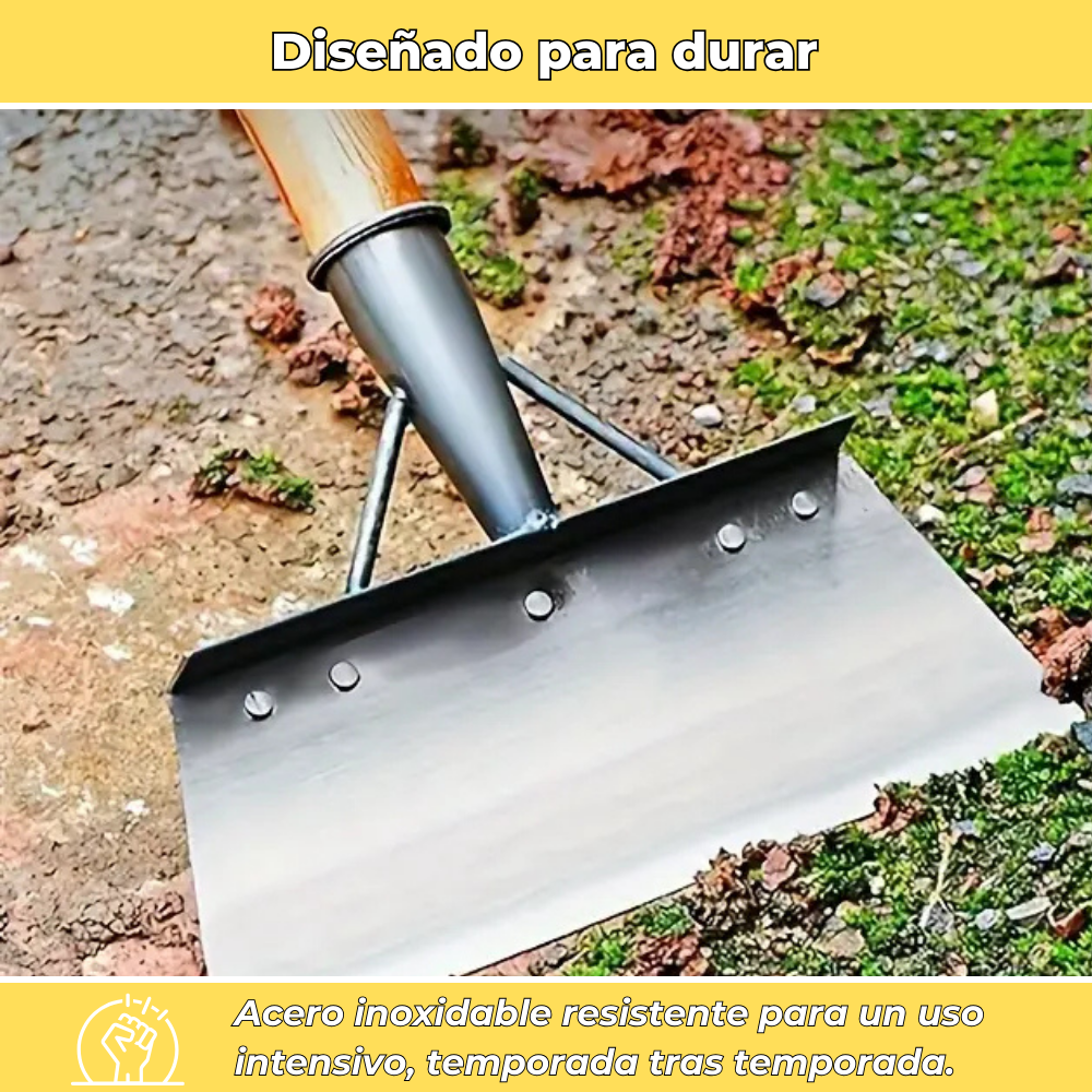 Racleta de Acero Inoxidable – Deshierbe Fácil y Limpieza Exterior Eficaz