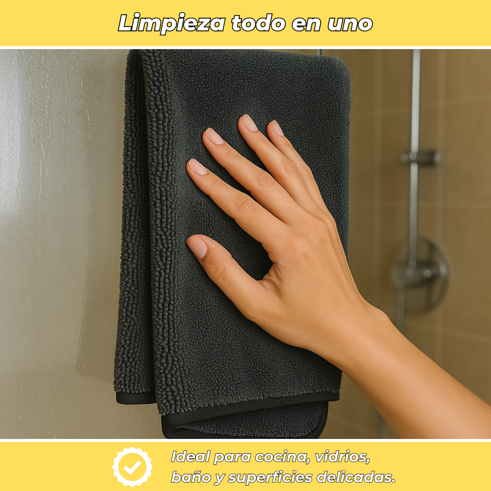 MaxiClean – Paños de microfibra profesionales para limpieza (Juego de 3)